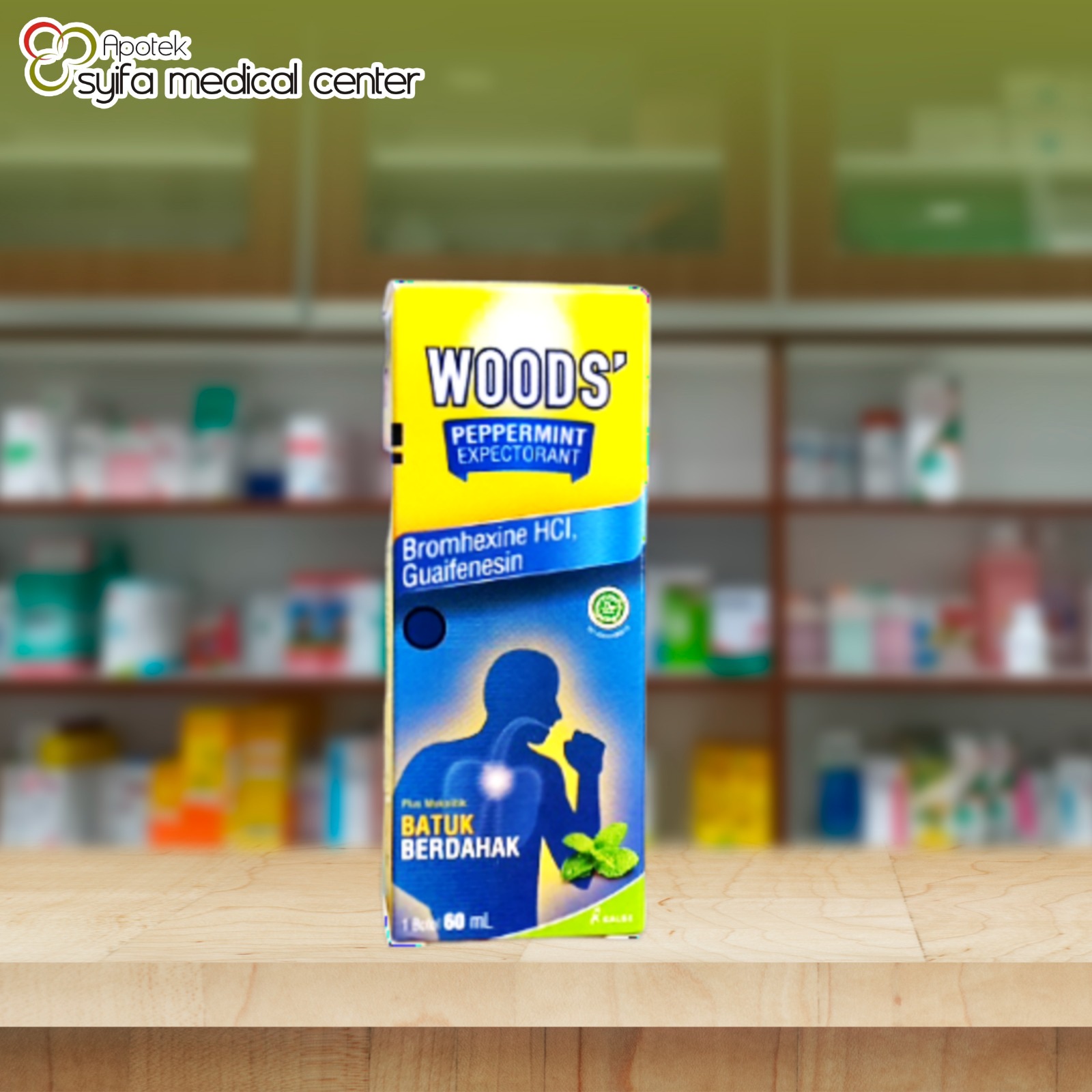 WOODS PAPERMINT EXPECTORANT SIRUP 60 ML