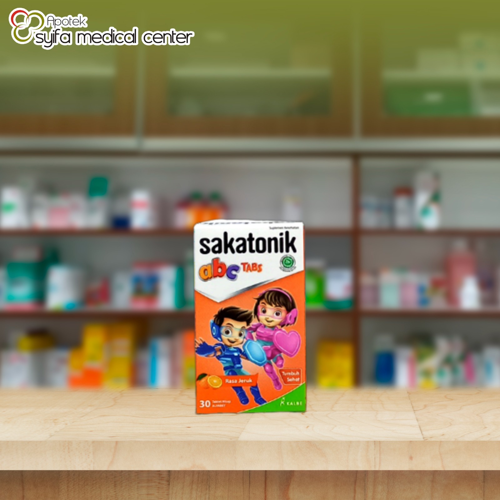 SAKATONIK ABC RASA JERUK BOTOL 30 TABLET