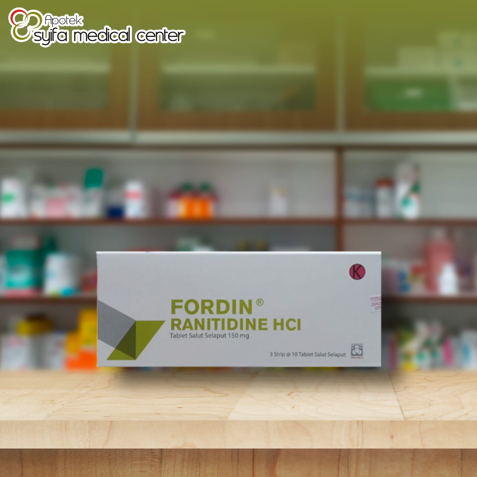FORDIN 150 MG BOX 30 TABLET