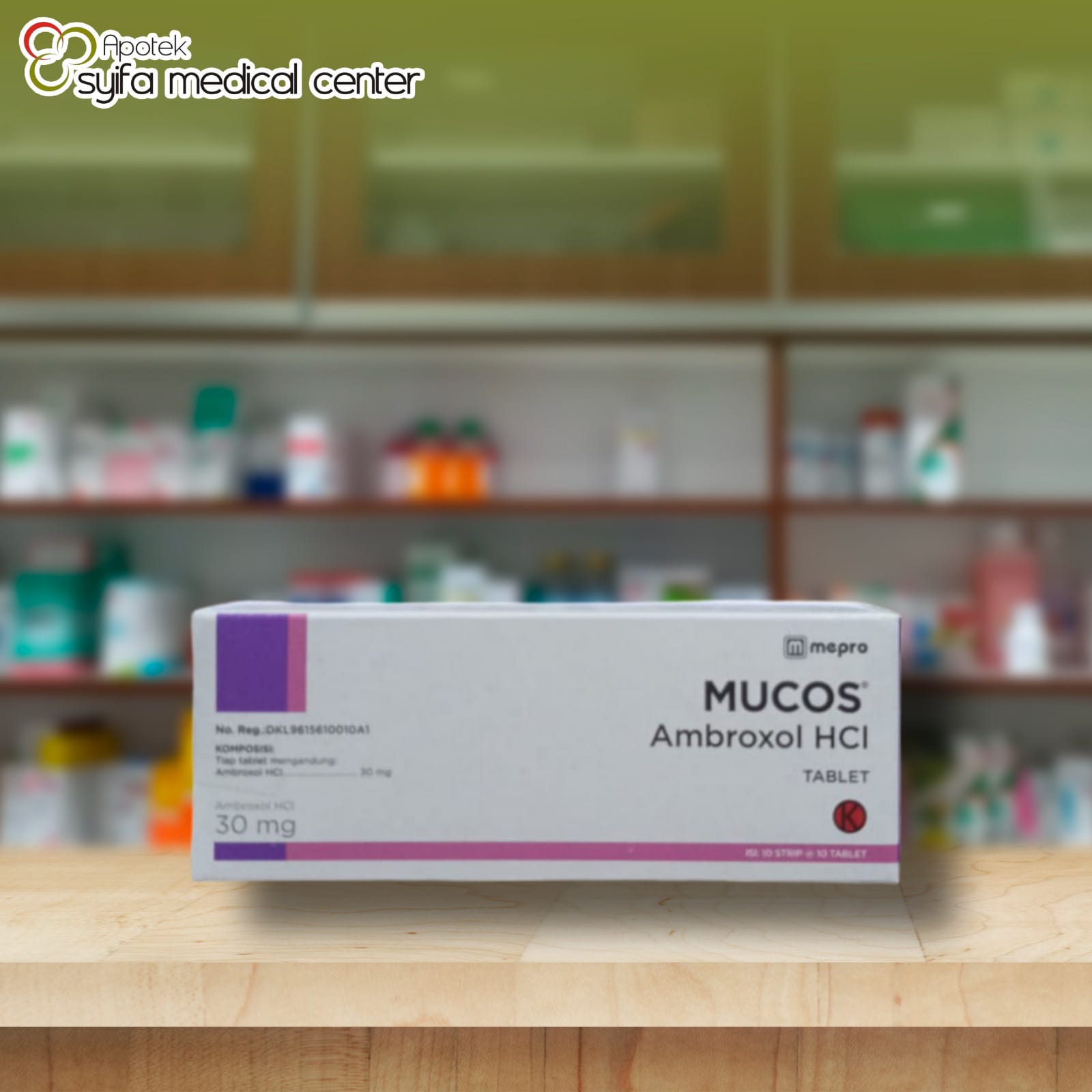 MUCOS 30 MG BOX 100 TABLET