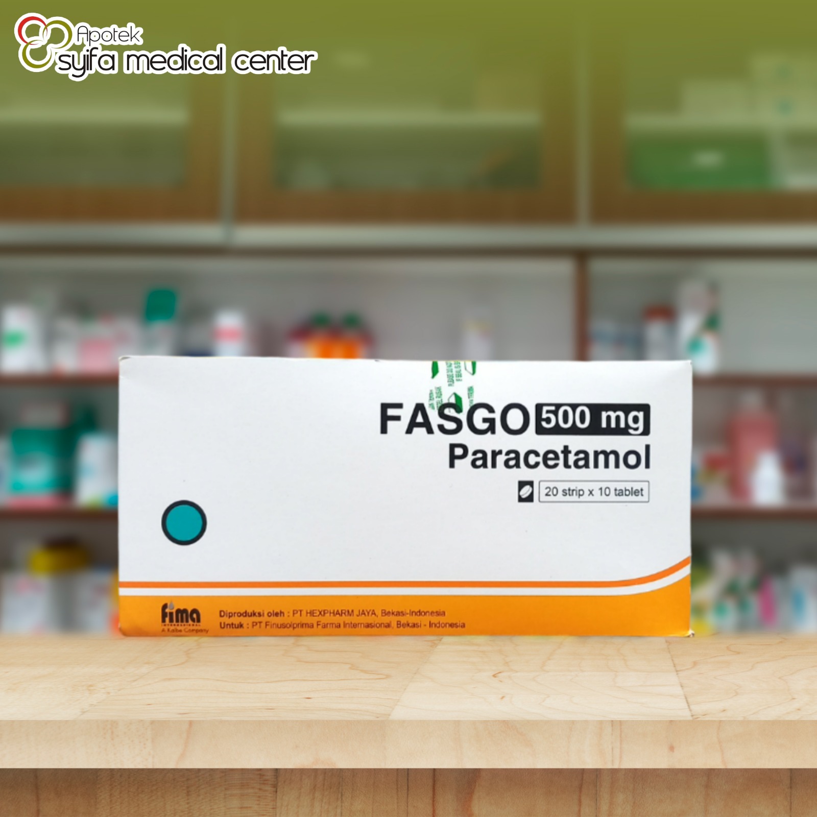 FASGO 500 MG BOX 200 TABLET