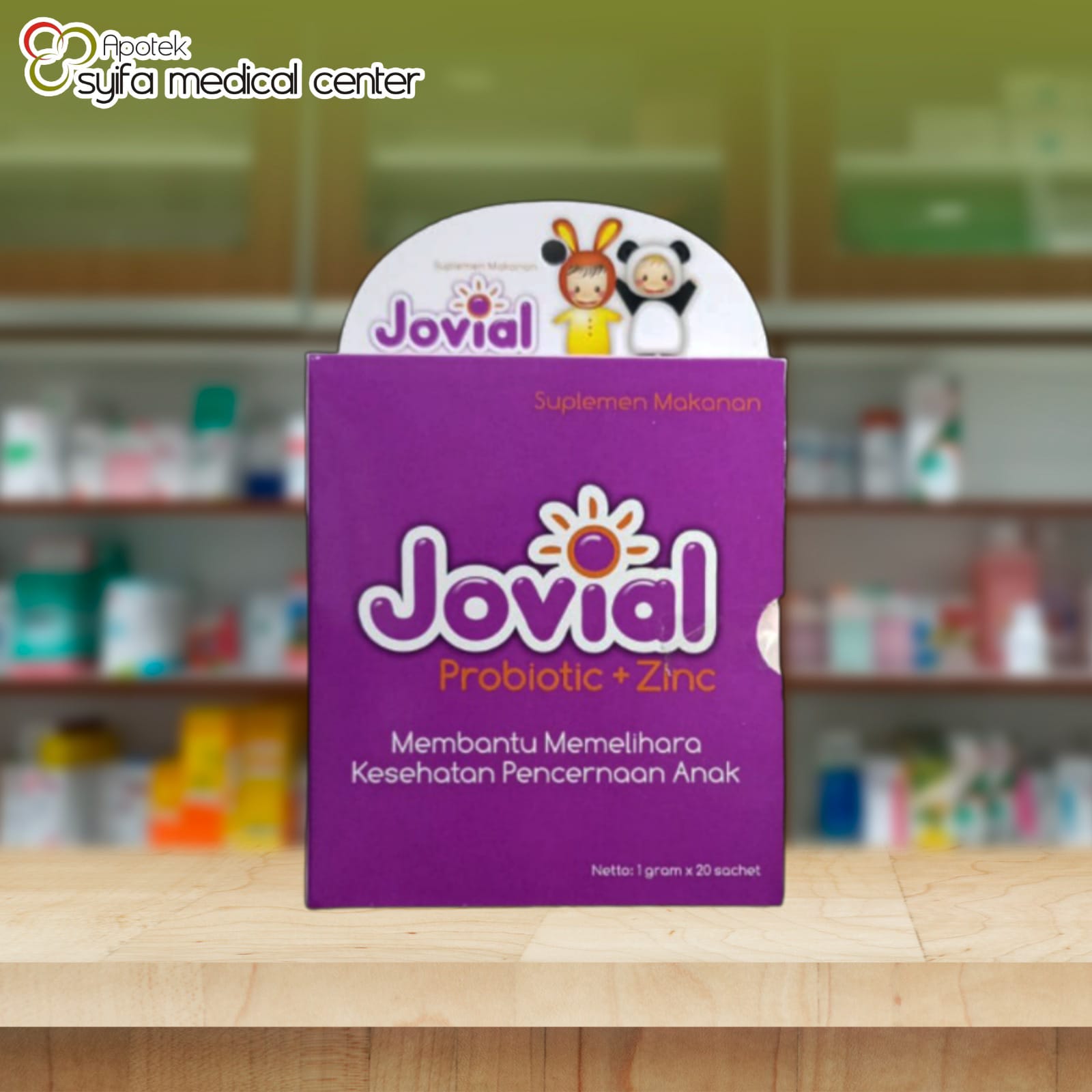 JOVIAL PROBIOTIC PLUS ZINC 1 GRAM BOX 20 SACHET