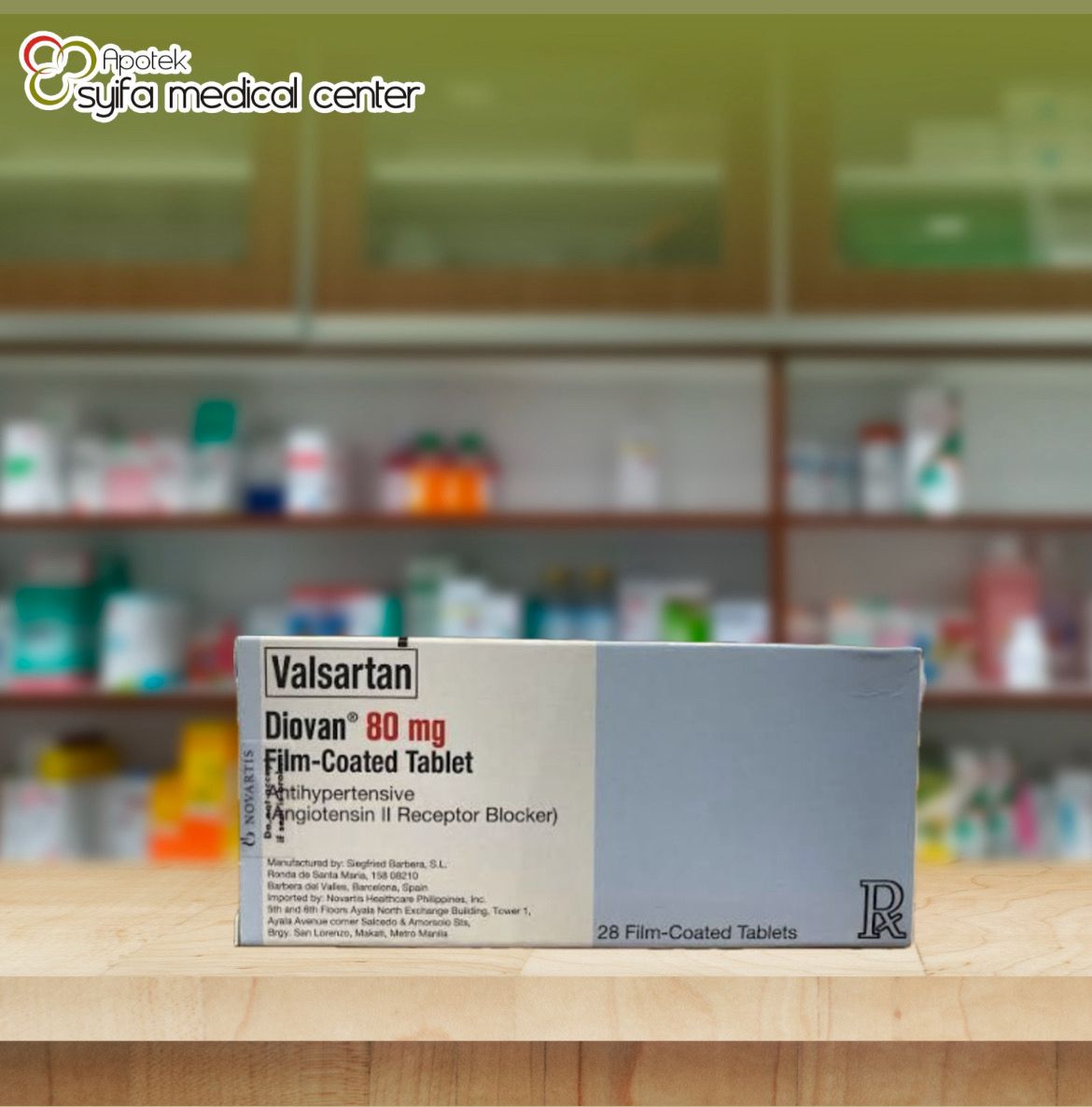 DIOVAN 80 MG BOX 28 TABLET
