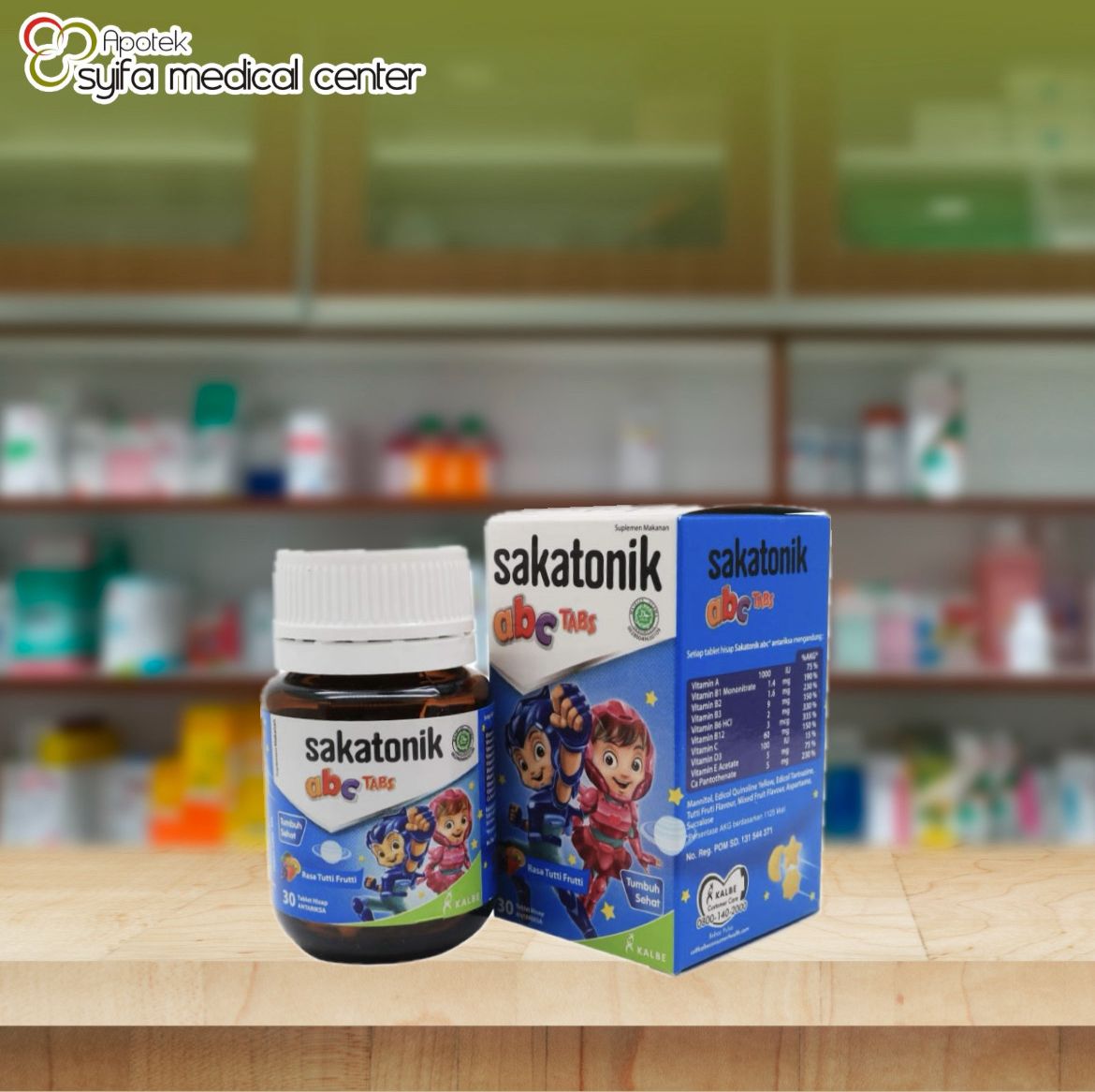 SAKATONIK ABC ANTARIKSA BOTOL 30 TABLET