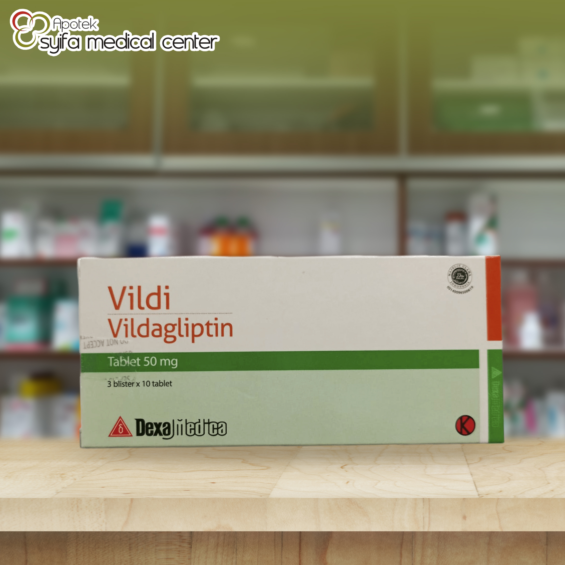 VILDI 50 MG BOX 30 TABLET Klinik Pratama Syifa Medical Center VILDI 50 MG BOX 30 TABLET Klinik Pratama Syifa Medical Center